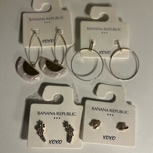 Banana Republic Mixed Metal Earring Collection